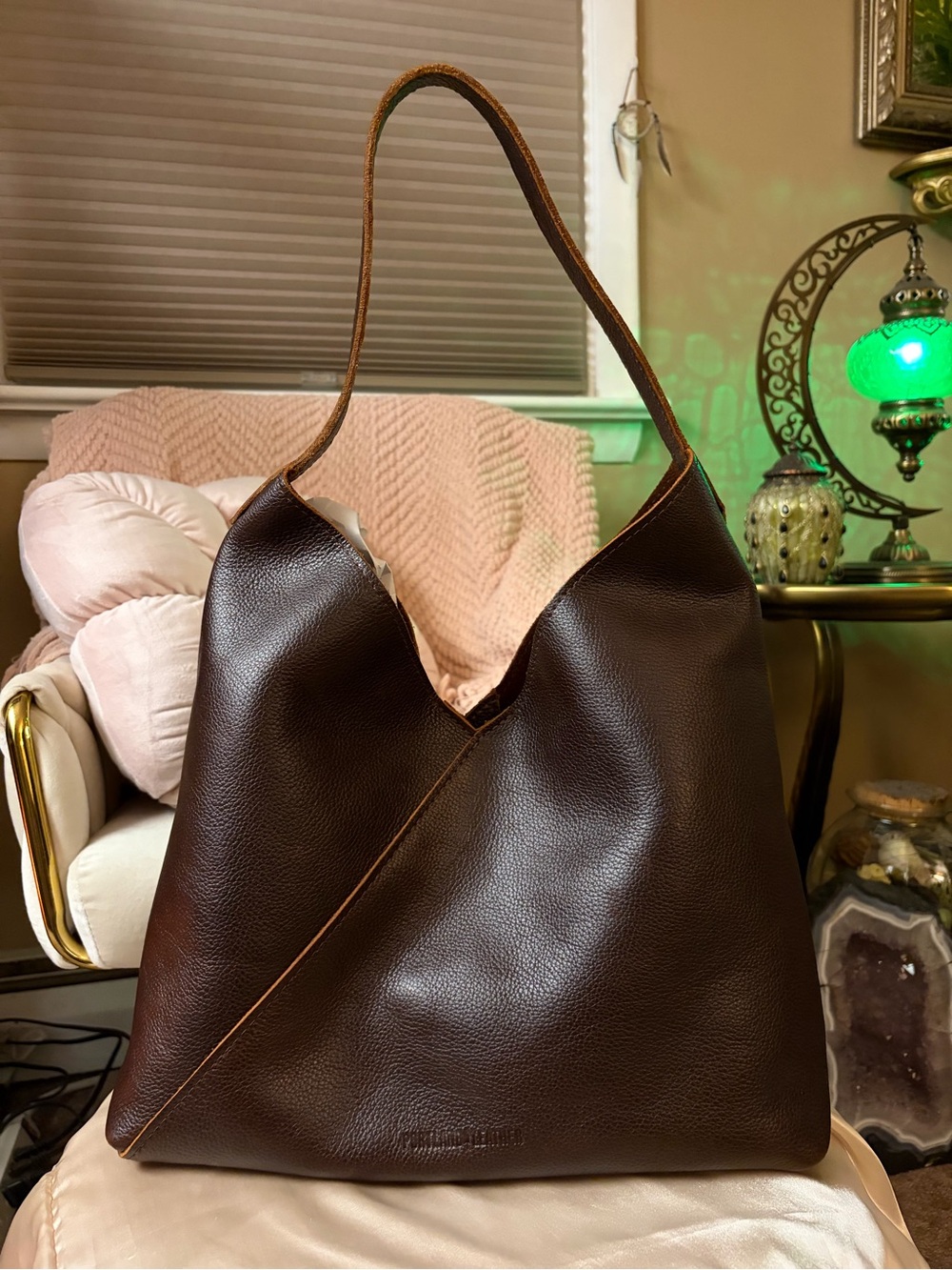 Portland Leather Goods Premium Naomi Oversized Bag in Coldbrew - NWOT - Picture 6 of 8